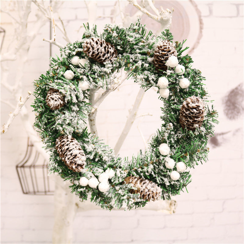 Artificial Christmas Door Wreath Garland Decoration