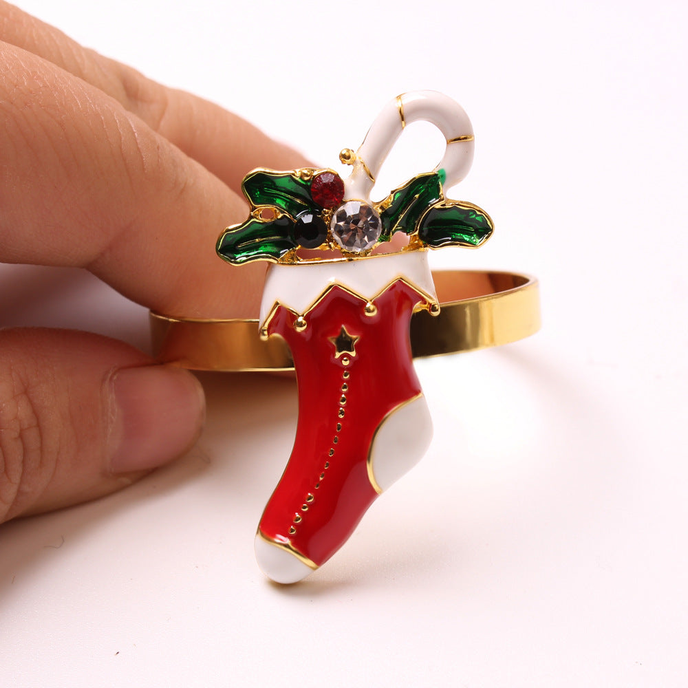 Christmas Napkin Rings Holiday Table Decoration
