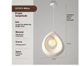 Sili Style Retro Pendant Light – Modern Simple Chandelier for Restaurant, Bar, Dining Room & Living Room