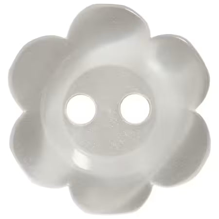 Hemline Buttons - 13mm 2 Hole - Basic Flower