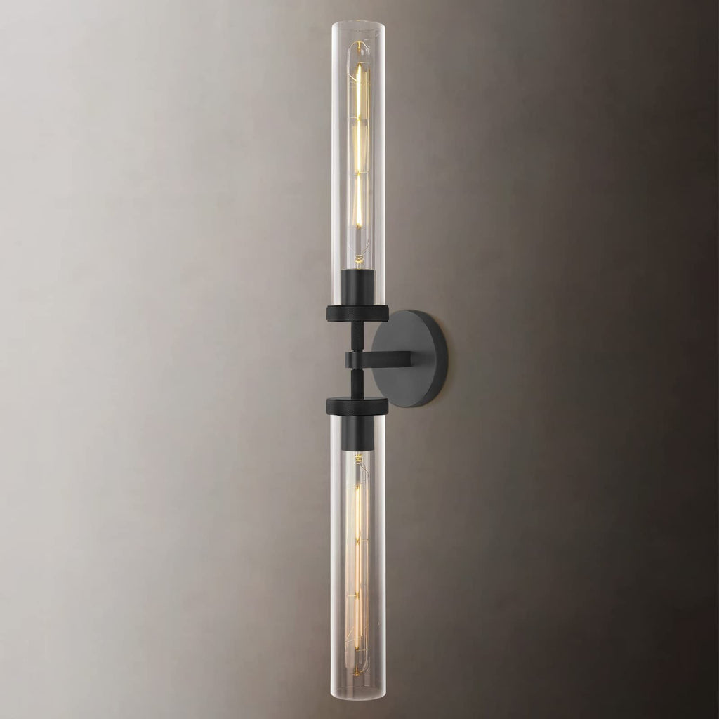 All Copper Knurled American Retro Wall Lamp