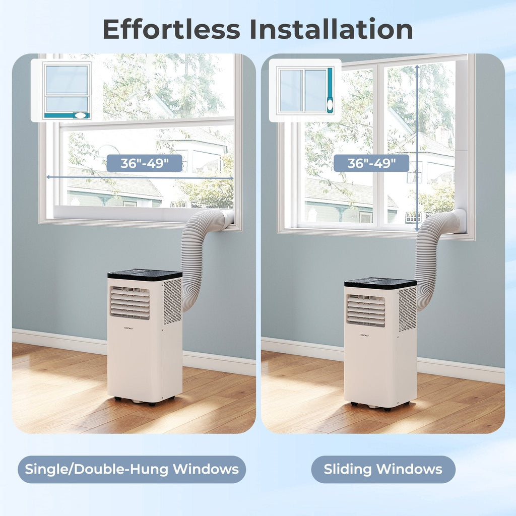 10000 BTU Portable Air Conditioner, 3 in 1 Floor AC Unit with Fan and Dehumidifier, 450 sq ft