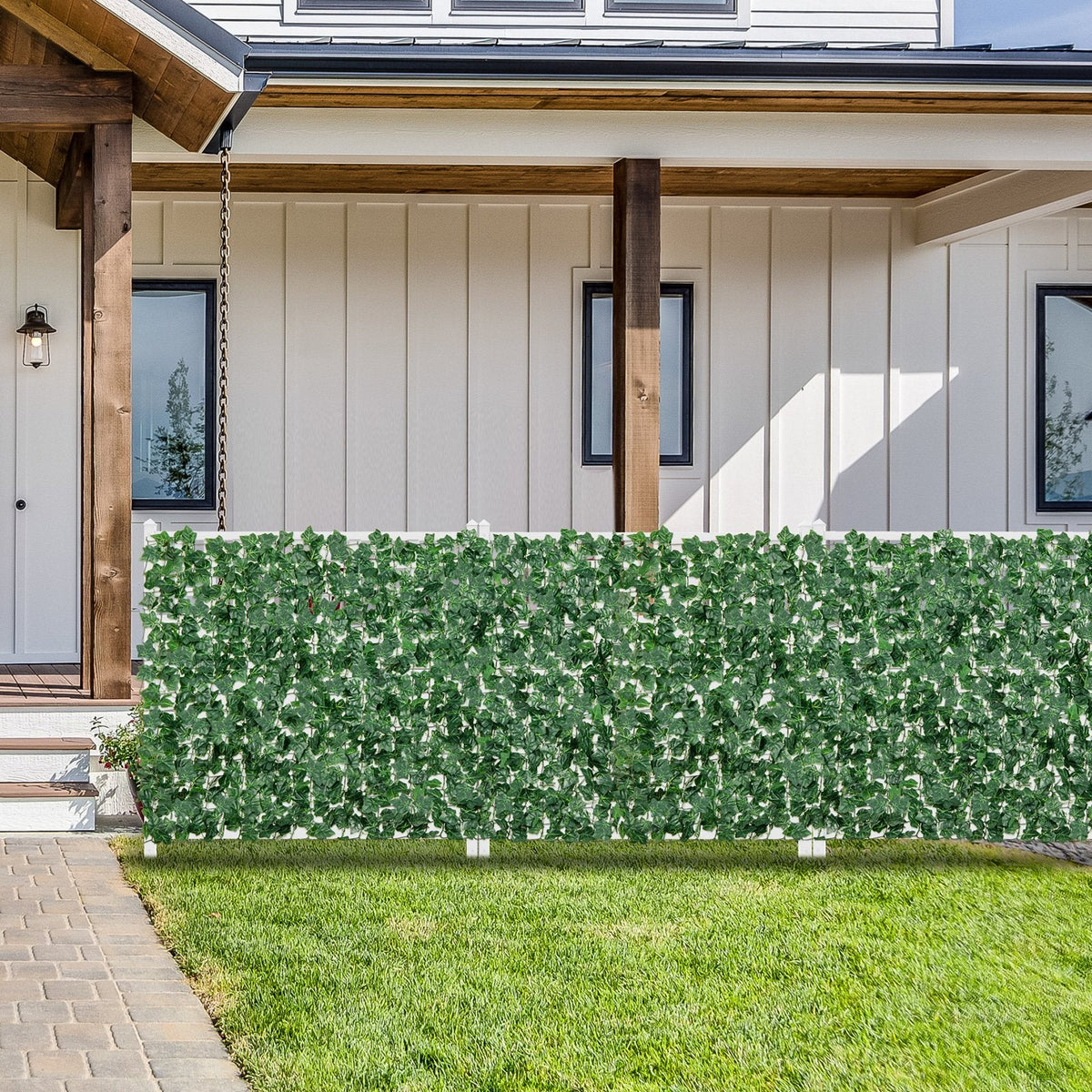 120 x 40 Inch Artificial Ivy Privacy Fence
