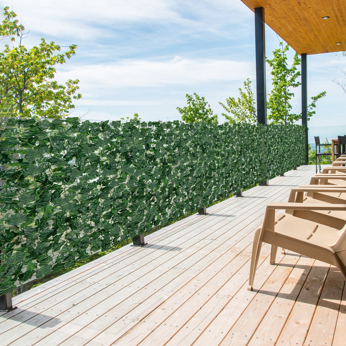 120 x 40 Inch Artificial Ivy Privacy Fence