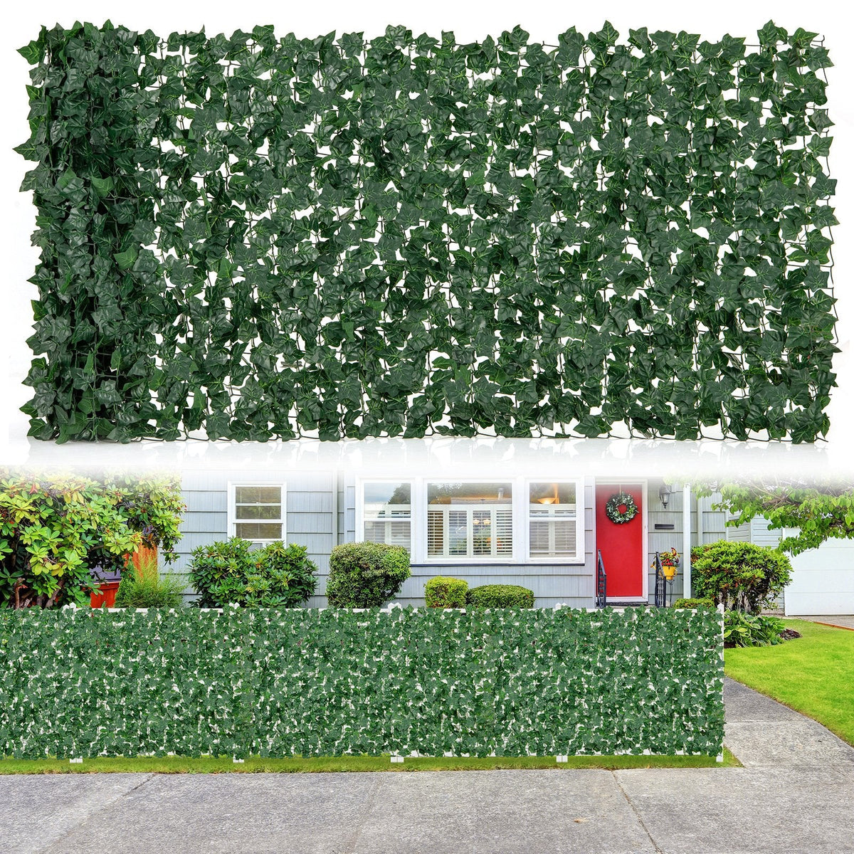 120 x 40 Inch Artificial Ivy Privacy Fence