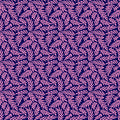 Vibrant Blooms - Navy Fern