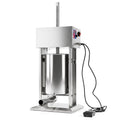 12L Electric Sausage Stuffer with 4 Stuffing Tubes Foot Pedal and Stepless Speed Control-Silver