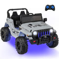12V Kids 2 Seater Ride On Truck with EPS Auto Homing Steering, 2.4G Remote and Soft Start, 77 lb, Gray