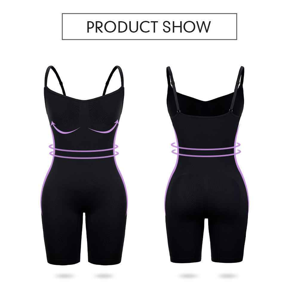 Adjustable-Strap Shaping Bodysuit