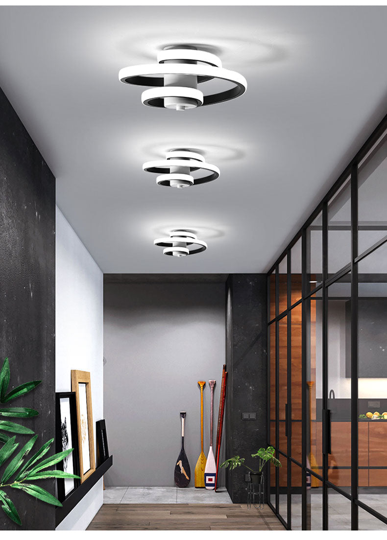 Simple and Modern Metal LED Ceiling Light