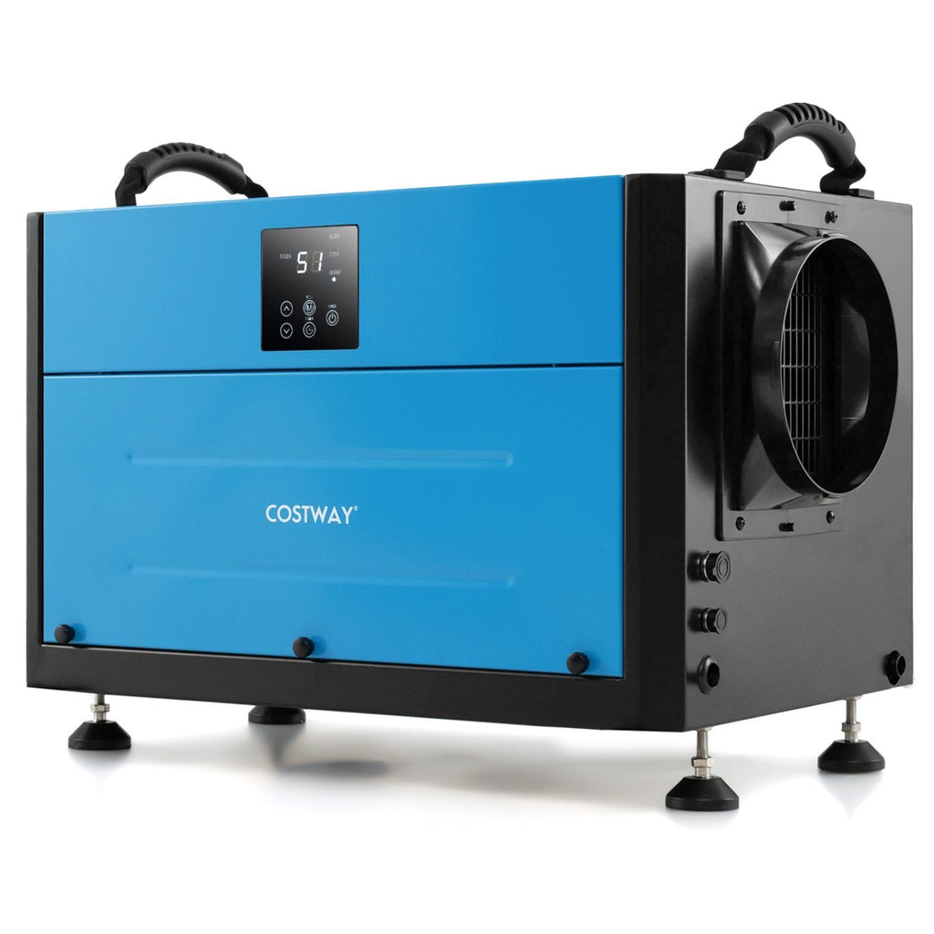 155 Pint Crawl Space Dehumidifier, CSA Certified, 20 to 90% Humidity Range, Remote Panel, Blue
