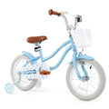 16 Inch Kids Bike with Adjustable Handlebar and Seat for Ages 4 to 7, Light Blue