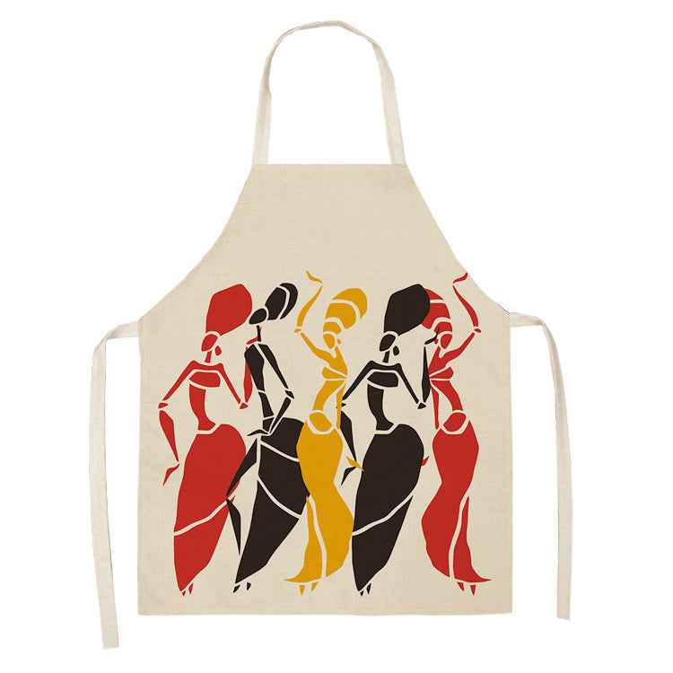 Original Art Apron Foreign Trade Geometry Series Kitchen Housework Apron