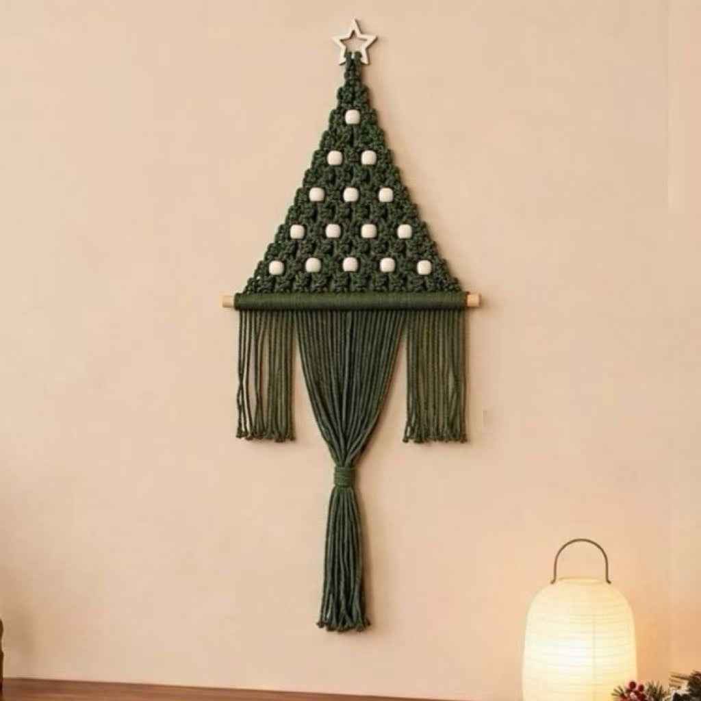 Christmas Hand-knitted Christmas Tree Ornament