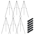 166 CM Metal Easel Stand Set 6-Pack-Black