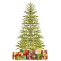 6.5 FT Pre-Lit Artificial Cypress Christmas Tree with 470 PE Tips and 430 Hidden Warm White LEDs