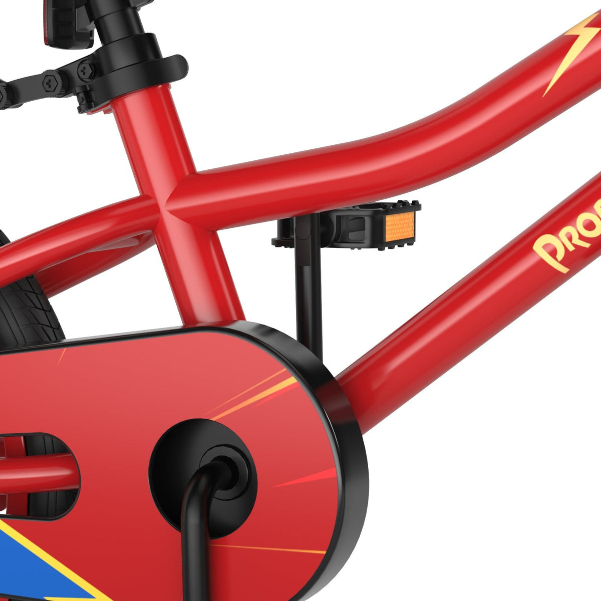 18 Inch Kids Bike with Removable Training Wheels, Red