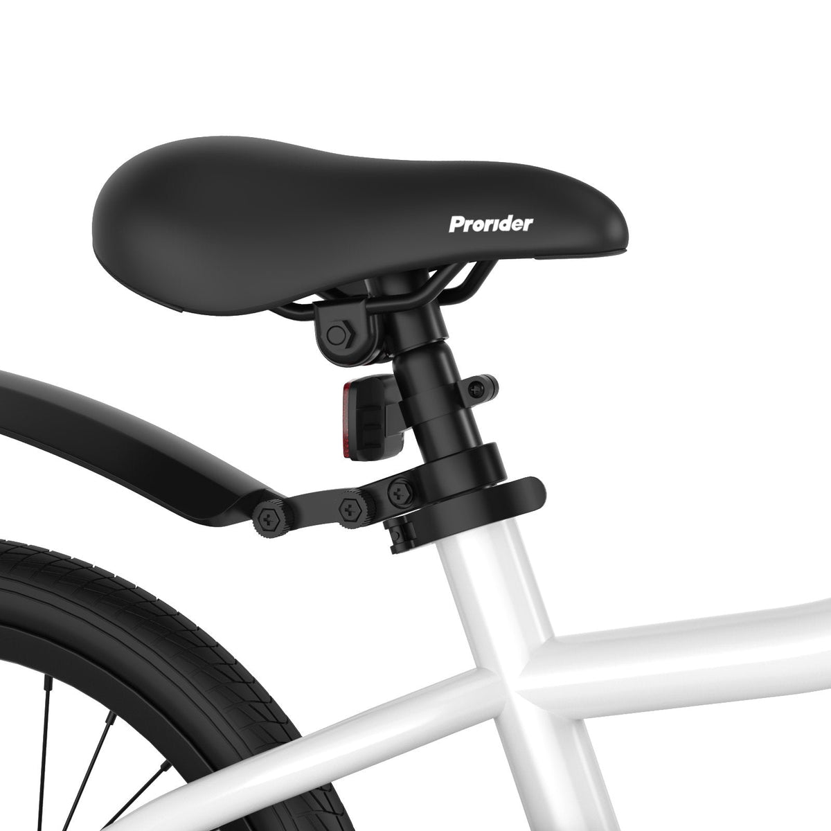 18 Inch Kids Bike with Removable Training Wheels, White