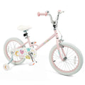 18 Inch Kids Bike with Kickstand, Reflectors and Removable Training Wheels, Pink