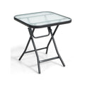 18 Inch Square Patio Bistro Table with Rustproof Frame [Best Seller in the US]