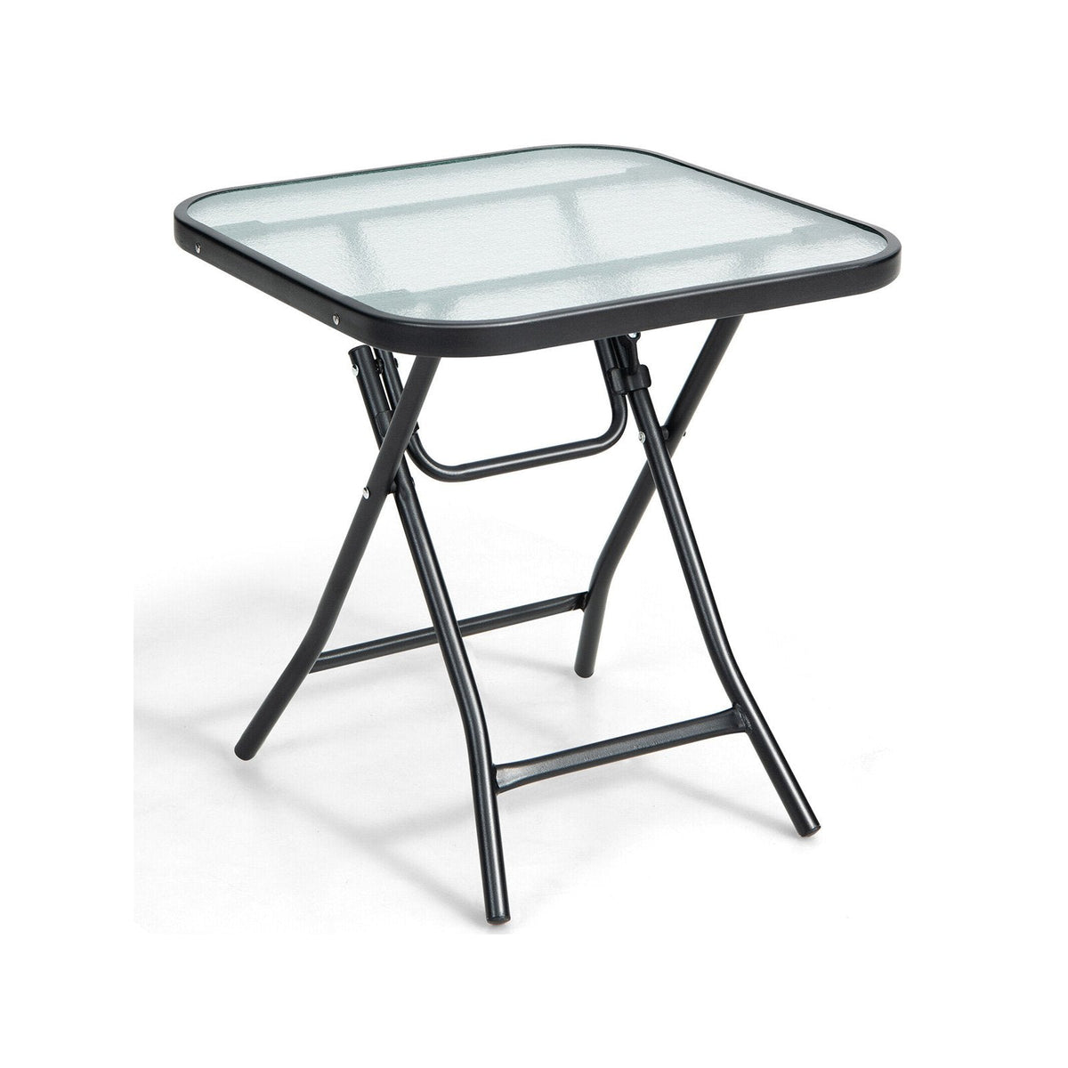 18 Inch Square Patio Bistro Table with Rustproof Frame [Best Seller in the US]