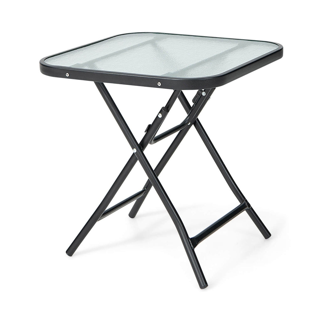 18 Inch Square Patio Bistro Table with Rustproof Frame [Best Seller in the US]
