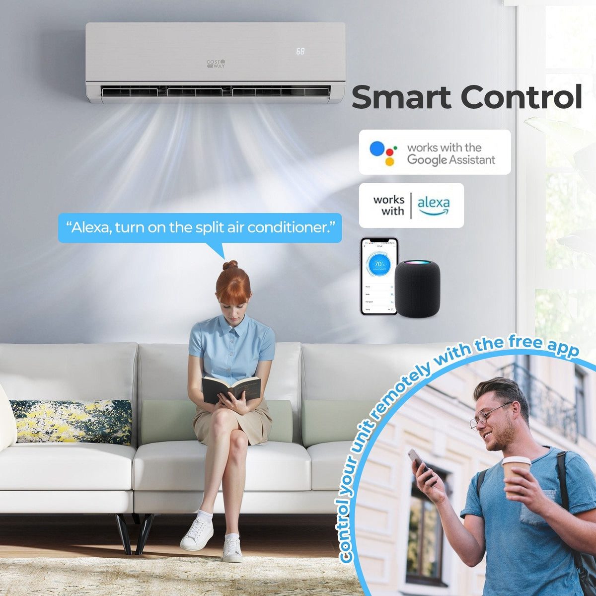 SEERXtreme Series ENERGY STAR Certified 18000 BTU 25 SEER2 208-230V Mini Split Heat Pump Heating at -25℃
