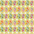Paintbrush Studio - Flower Medallions White/Green 118in Wide Back