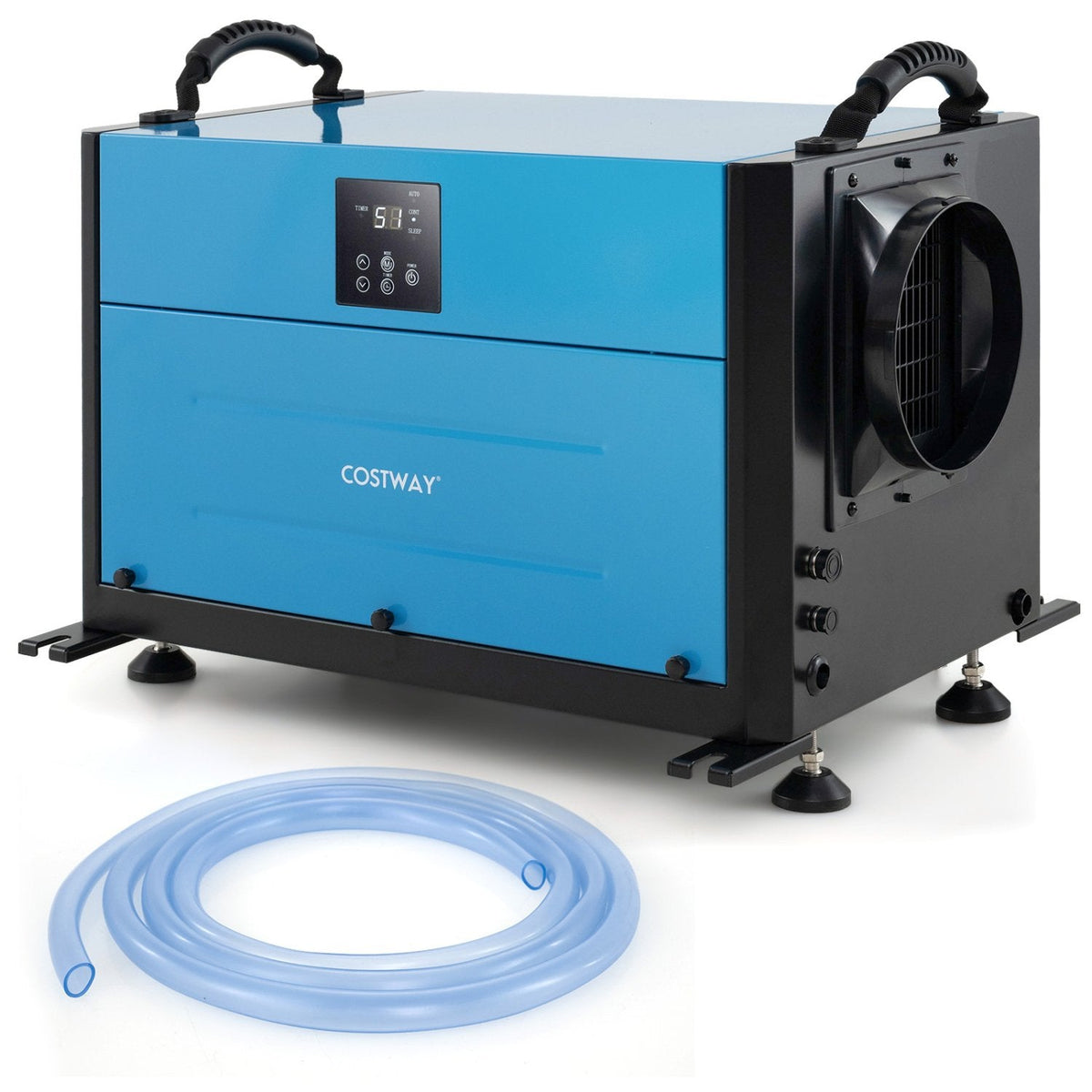 192 Pint Crawl Space Dehumidifier, 65 Pints DOE, CSA Certified, 2600 Sq Ft, 237 CFM, Blue