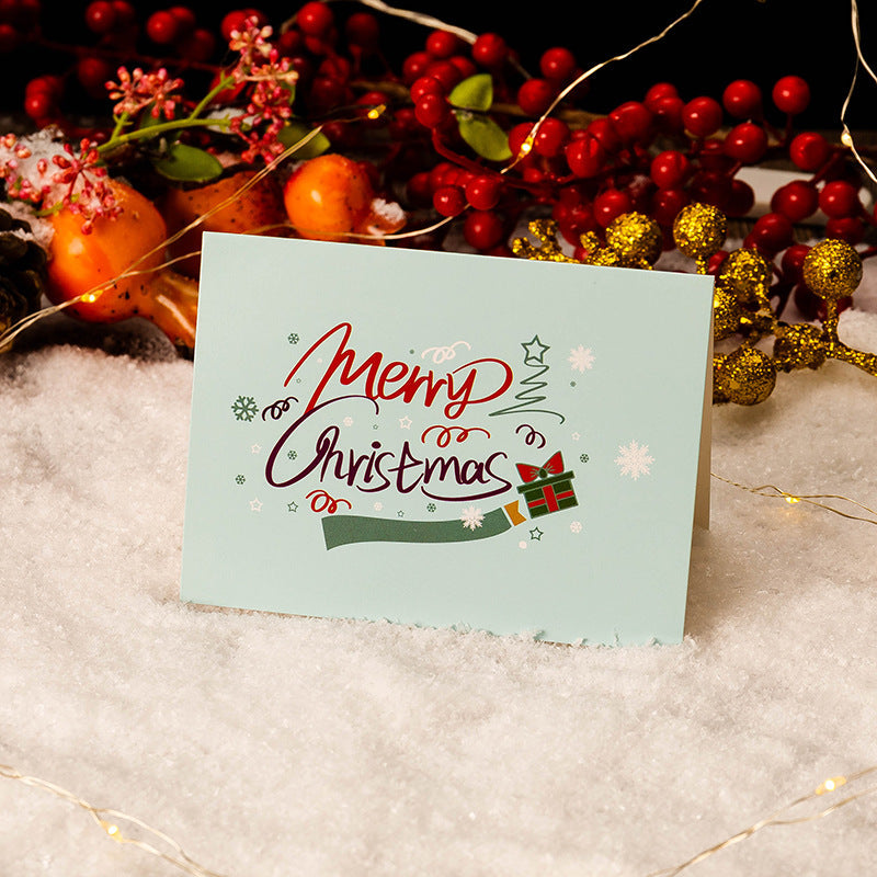 Christmas Greeting Card Envelope Christmas Gift Box Cards