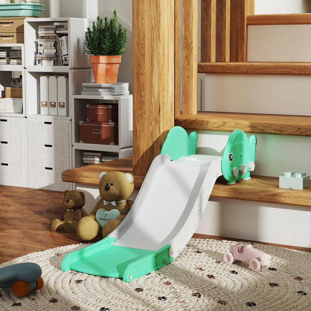 Toddler Couch Slide for Bed, Sofa, Stairs, Easy Assemble & Storage, for 18-48 Months, Green