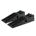 2-Pack 6.4 inches Car Ramps 22000 Lbs GVW Capacity Portable Vehicle Service Ramps-Black