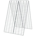 2 Pieces Foldable A-Frame Trellis Plant Supports with Twist Ties-Green