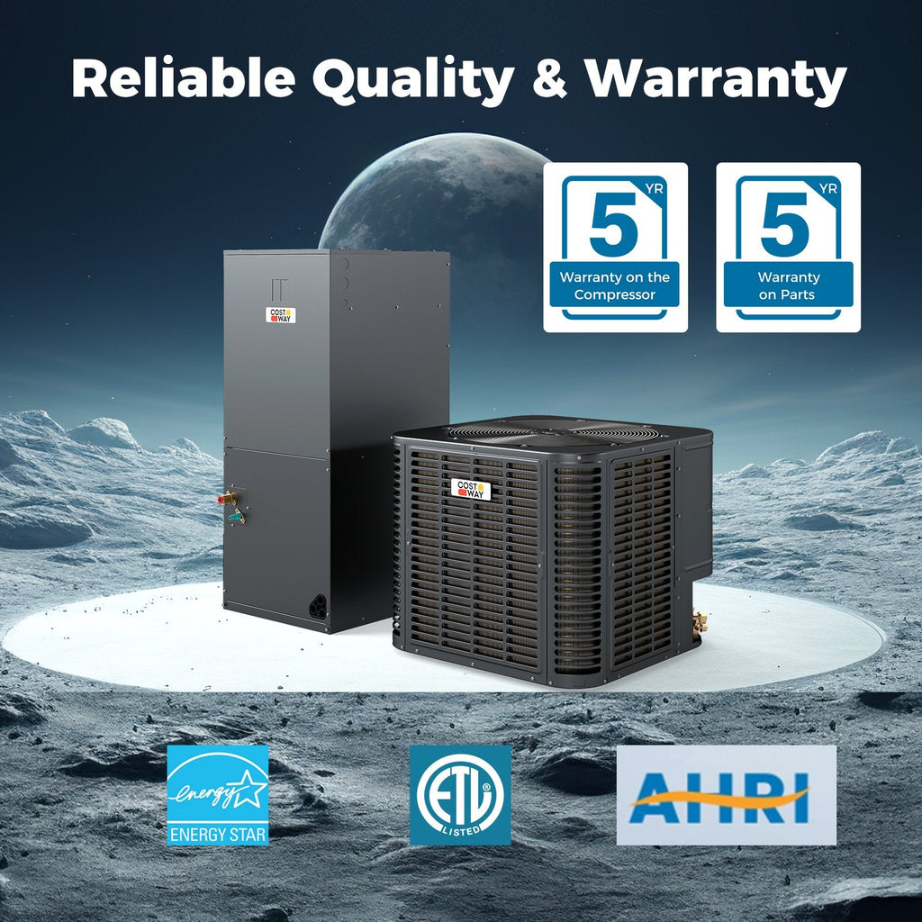 2-3 Ton 18.6-20 SEER2 Ultra-Low Temperature Heat Pump System (Operates down to -20°C)