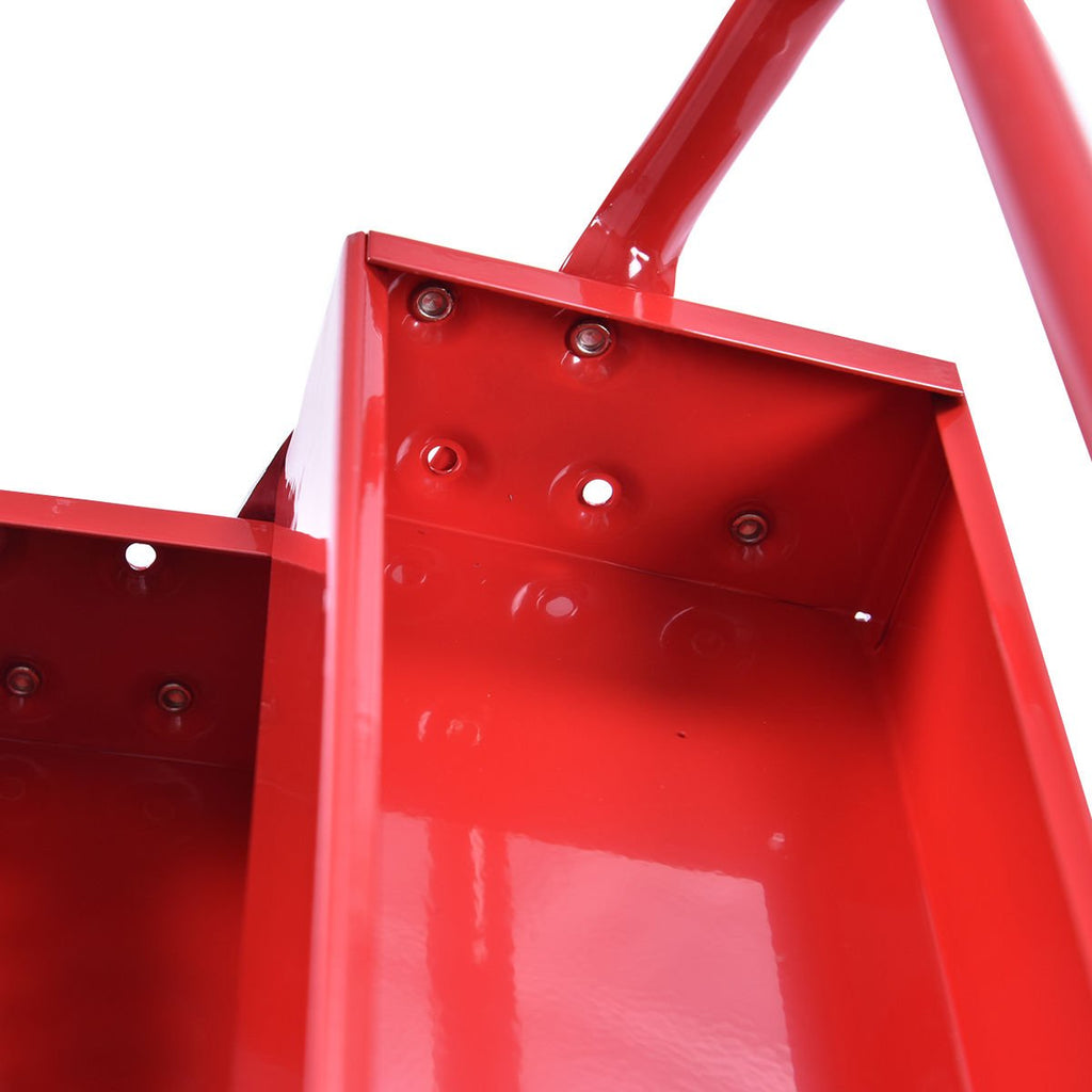 20 Inch Metal Tool Box Portable with 5 Trays Cantilever