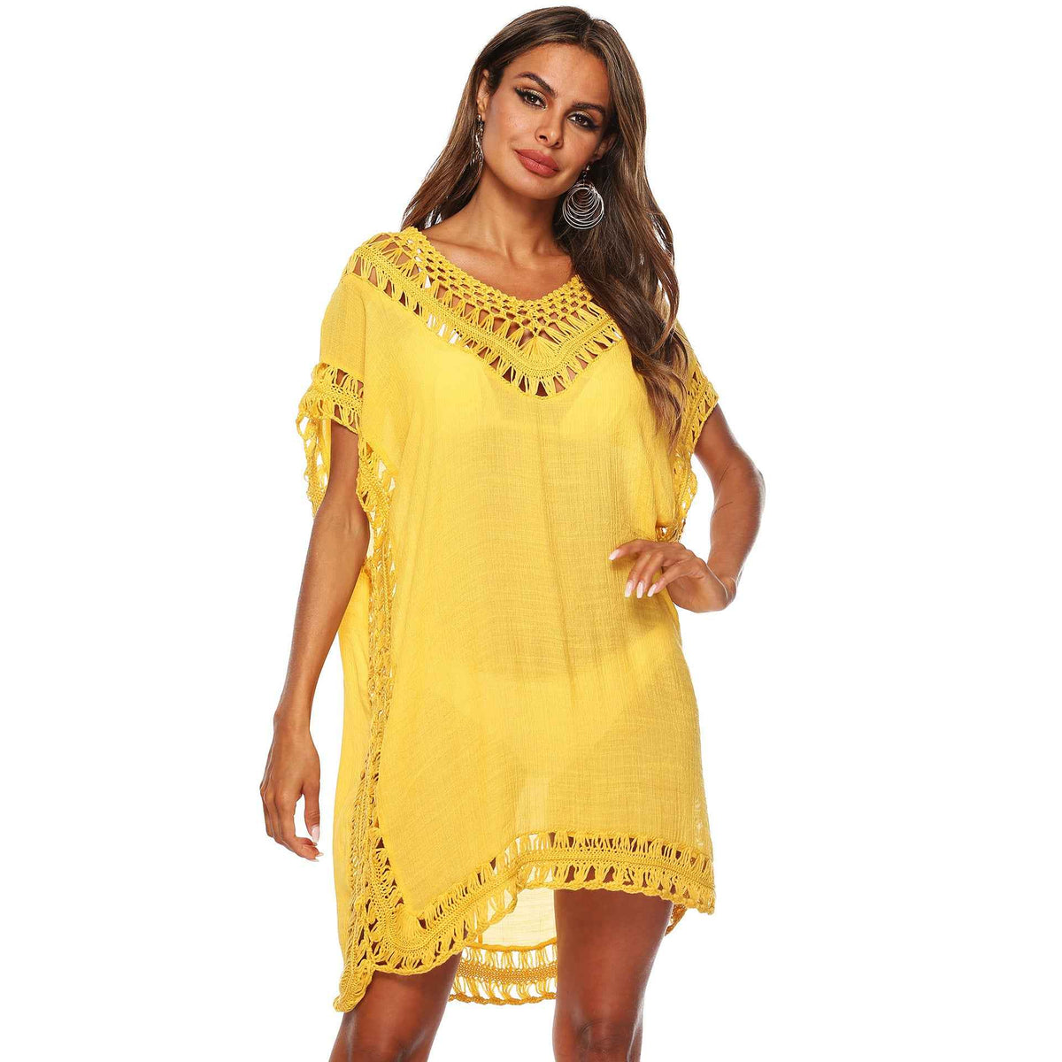 Polyester Beach Cover-Up Blouse
