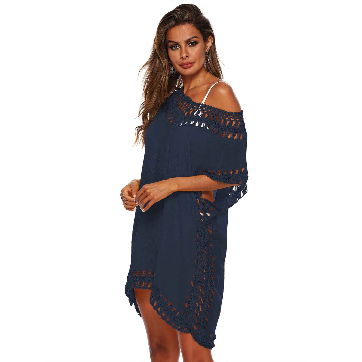 Polyester Beach Cover-Up Blouse