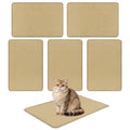 6 Piece Cat Scratcher Mat Set, 24 x 16 Inch Natural Sisal Pads for Sofas, Walls and Floors