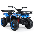 24V Kids Ride On ATV Quad with Gear Shifter, Two Speeds, Soft Start and Easy Grip Handles, 66 lb, Blue