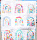 Store Sample- Baby Quilt- Rainbows