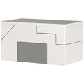 2-Piece Soft Play Kids Foam Play Se for Crawl and Climb, Light Grey