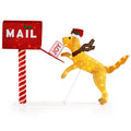 3.5 ft Christmas Mail Box with Dog and 120 Warm White LED Lights