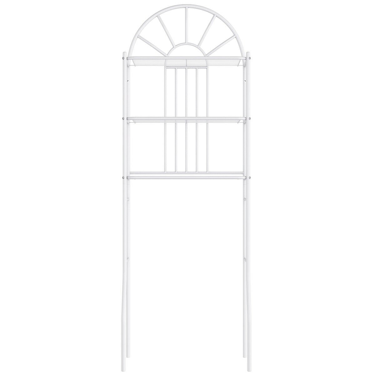 3-Tier Bathroom Rack Over-the-Toilet Storage Rack with 3 Shelves