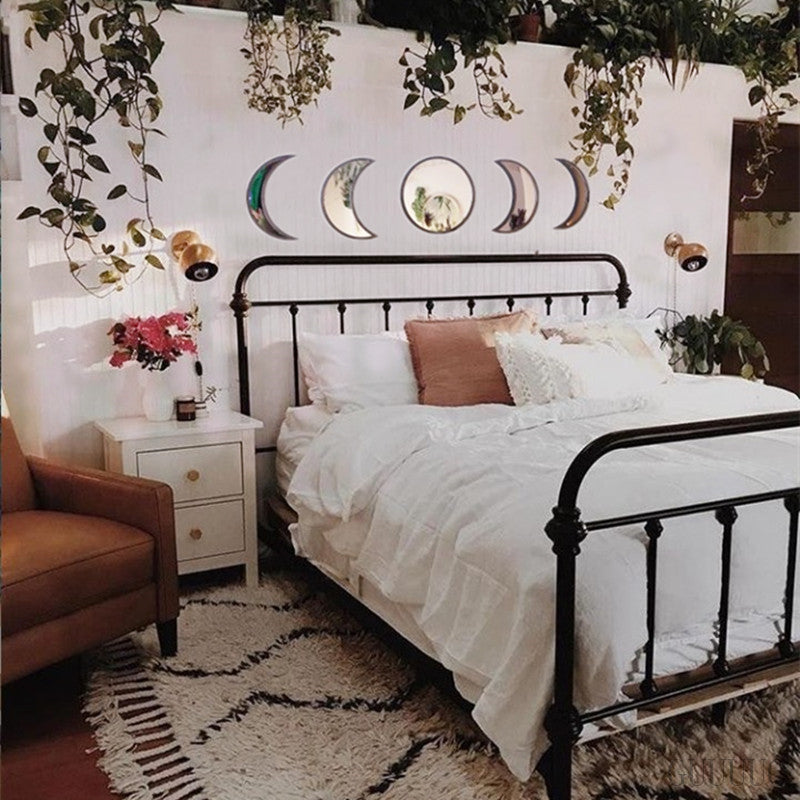 Moon Phase Wall Decorative Mirror
