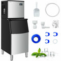 353LBS/24H Split Commercial Ice Maker with 198 LBS Storage Bin