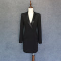 Women’s Fashion Coat and Skirt Set – Elegant Matching Suit Outfit