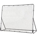 8' x 6' Soccer Rebounder Net with 5 Adjustable Angles for Backyard Park Training Practice