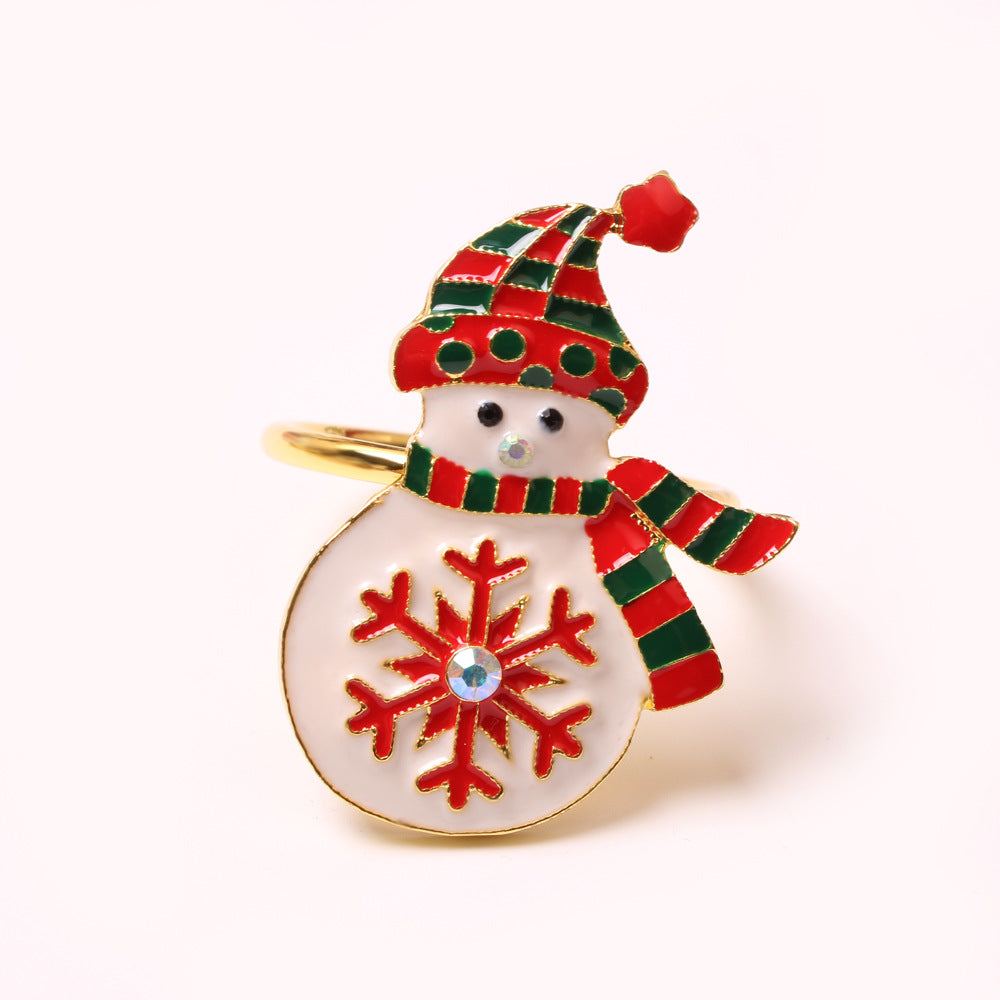 Christmas Napkin Rings Holiday Table Decoration