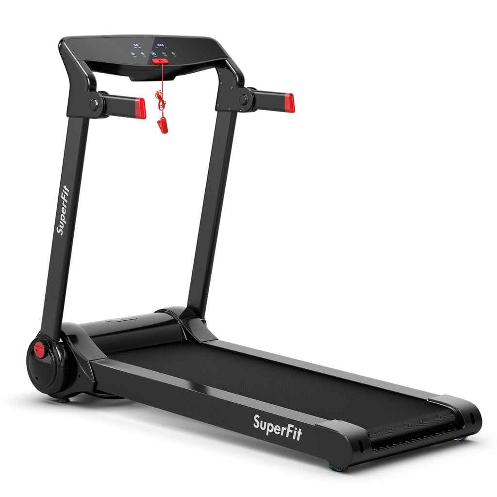 3HP Folding Electric Treadmill Running Machine-Red