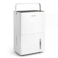 80 Pint Compressor Dehumidifier for 4000 Sq Ft, 1 Gallon Tank, Inside Drying, 42 dB, Child Lock, White